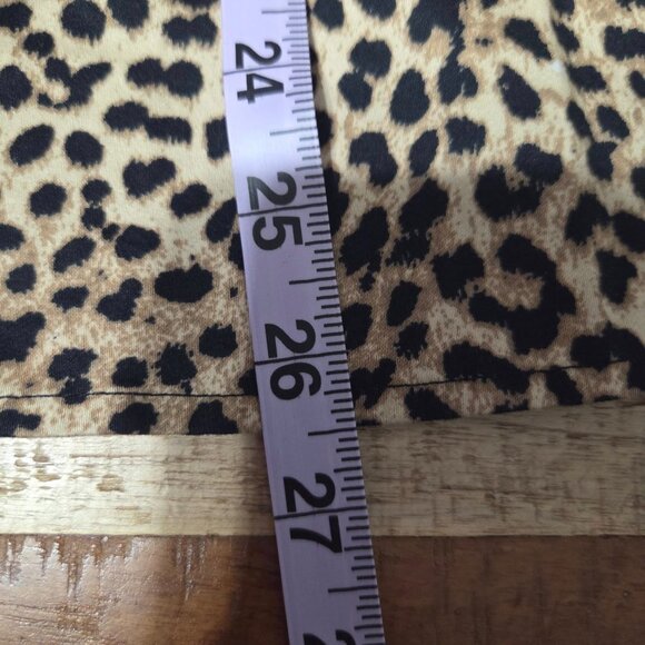 Torrid Sleeveless Peplum Animal Print Top - Picture 6 of 7